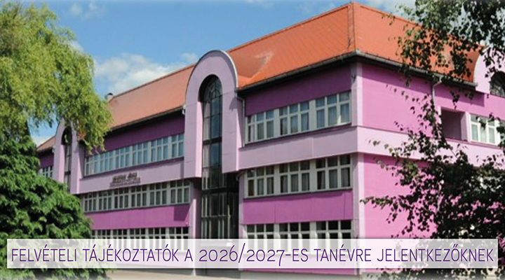 Felvételi eljárás 2026/2027.